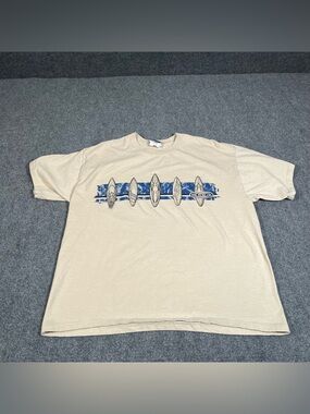 Vintage Surfboard Shirt Men’s Xl 90s Y2K Surf Skater Ocean Nature Beach